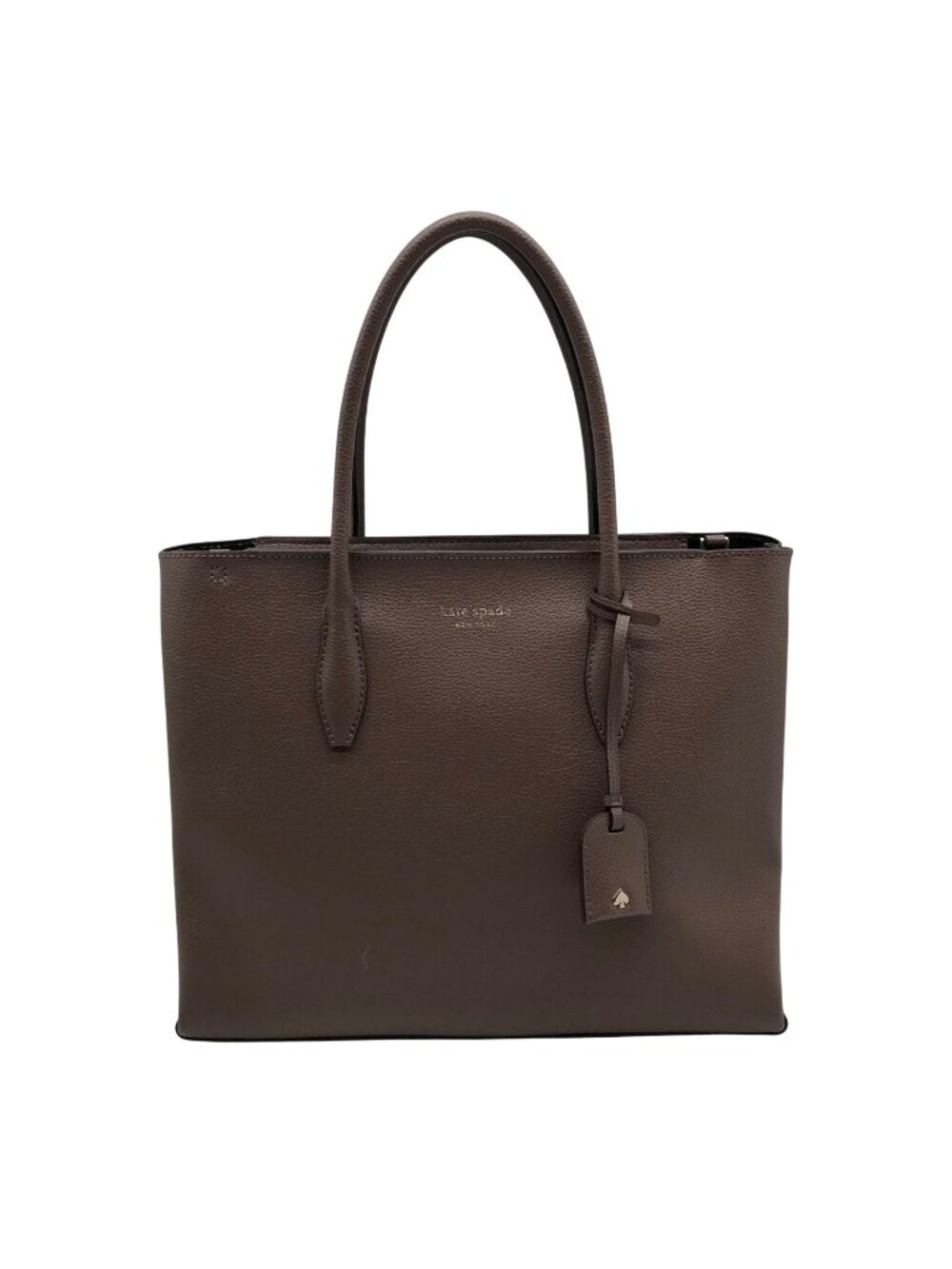 Kate Spade Nutmeg Pebbled Leather Eva Satchel Bag